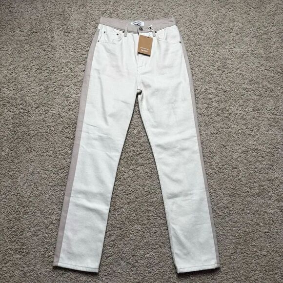 Reformation Denim - Reformation Cynthia Tonal Reworked High Rise Straight Leg Jeans NWT Size 26